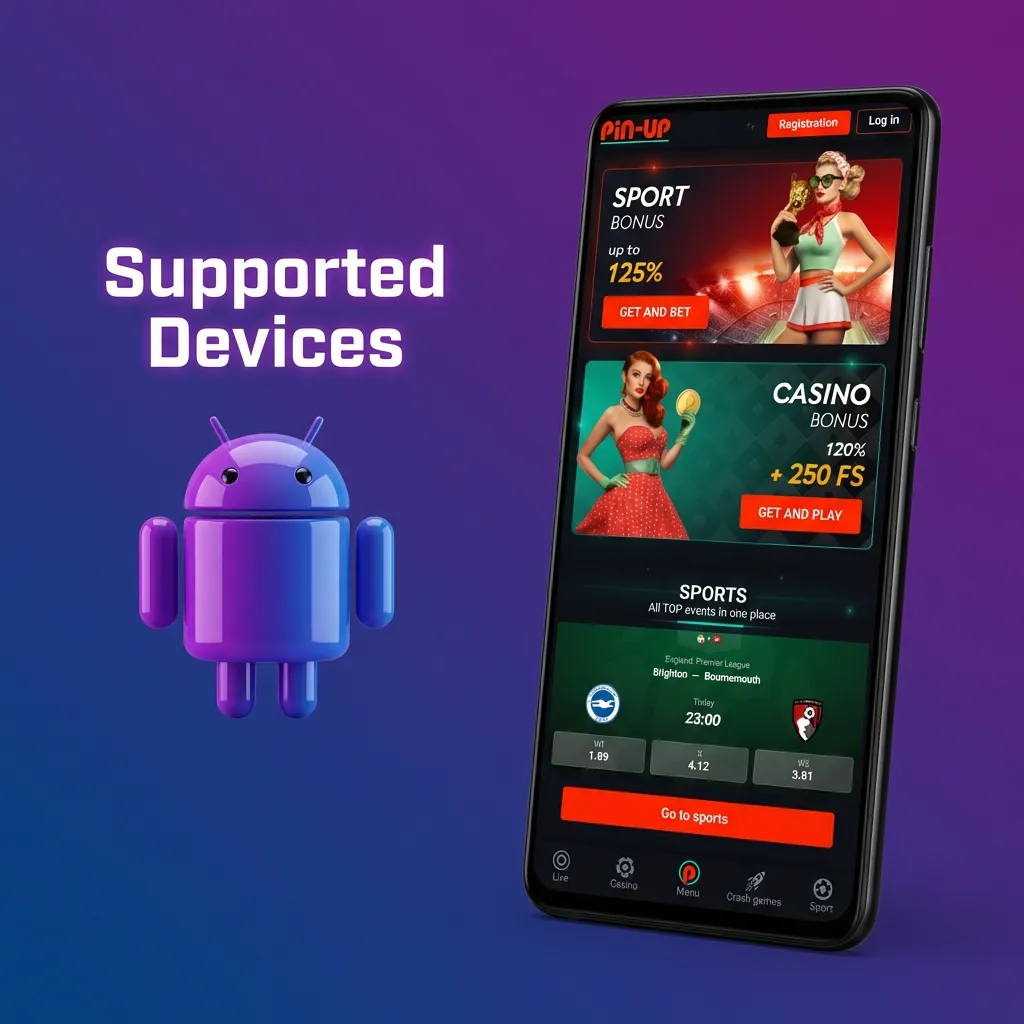 Graphic showing “Supported Devices” list of tested Android phones from budget to flagship models sold in India